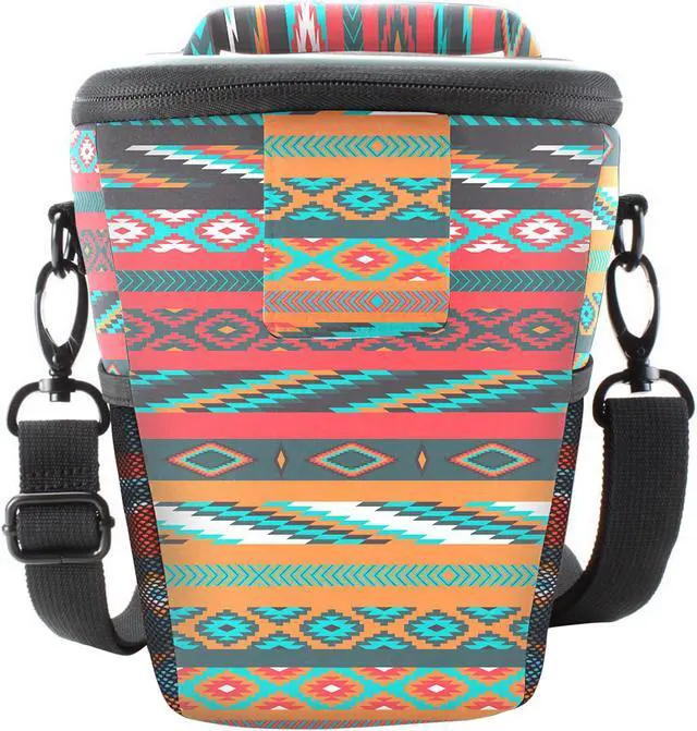 Alt view image 2 of 4 - Portable DSLR Camera Case Bag with Top Loading Accesibility, Shoulder Sling and Weather Resistant Bottom by USA GEAR - Works With Canon, Nikon, Sony, Pentax and More - Southwest