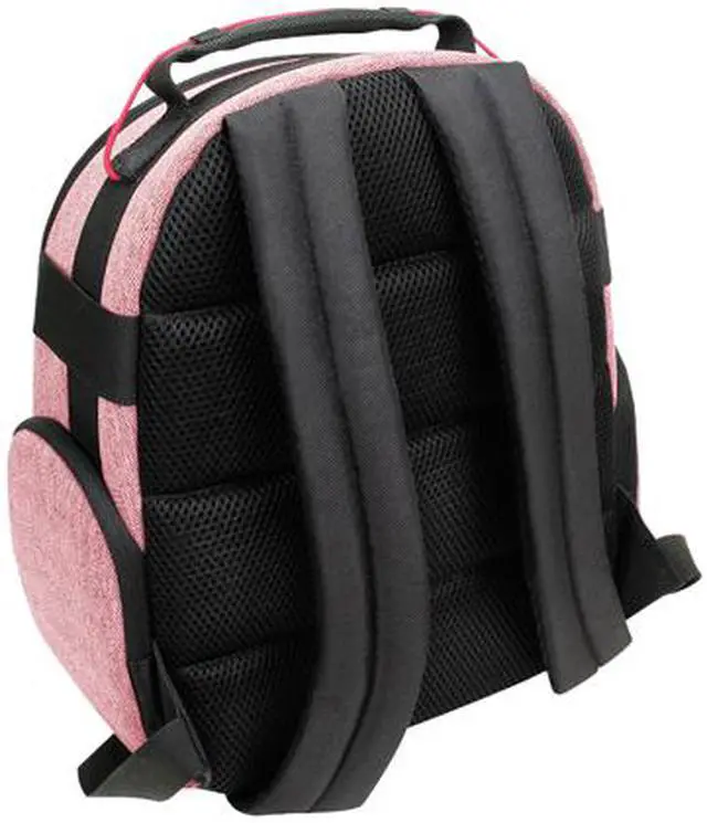 Alt view image 3 of 6 - USA Gear Compact Digital Camera Backpack (Red) with Customizable Accessory Dividers, Weather Resistant Bottom, Comfortable Back Support for Canon EOS T5 / T6 - Nikon D3300 / D3400 and More SLRs