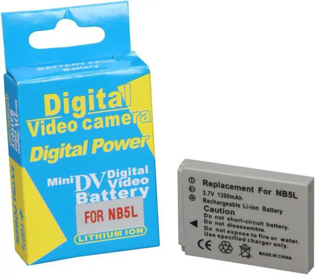Alt view image 5 of 5 - NB-5L 1200mAh Li-Ion Battery