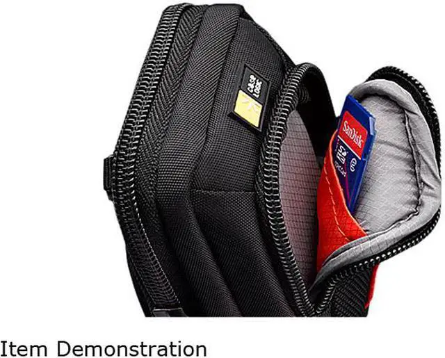 Alt view image 8 of 8 - Case Logic DCB-302 Black Compact Camera Case with Storage