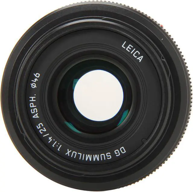 Alt view image 2 of 6 - Panasonic H-X025 Lumix G Micro 4/3 LEICA DG SUMMILUX 25mm/F1.4 ASPH. Lens Black