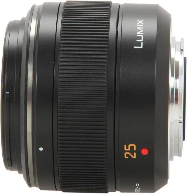 Alt view image 3 of 6 - Panasonic H-X025 Lumix G Micro 4/3 LEICA DG SUMMILUX 25mm/F1.4 ASPH. Lens Black