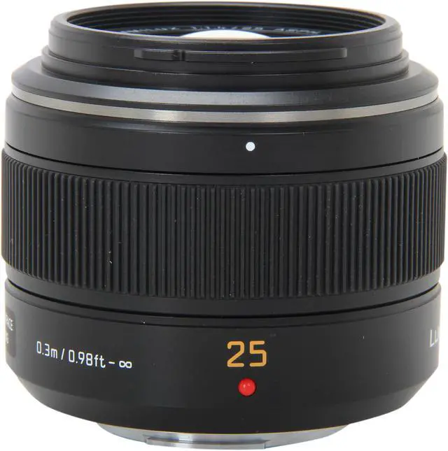 Alt view image 5 of 6 - Panasonic H-X025 Lumix G Micro 4/3 LEICA DG SUMMILUX 25mm/F1.4 ASPH. Lens Black