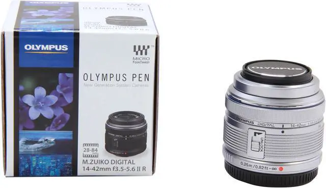 Alt view image 6 of 6 - OLYMPUS V314050SU000 M.Zuiko 14-42mm f3.5-5.6 II R Lens Silver