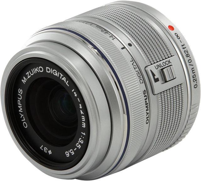 OLYMPUS V314050SU000 M.Zuiko 14-42mm f3.5-5.6 II R Lens Silver