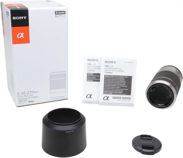 Alt view image 5 of 5 - SONY SEL55210 Compact ILC Lenses 55-210mm Zoom Lens Silver