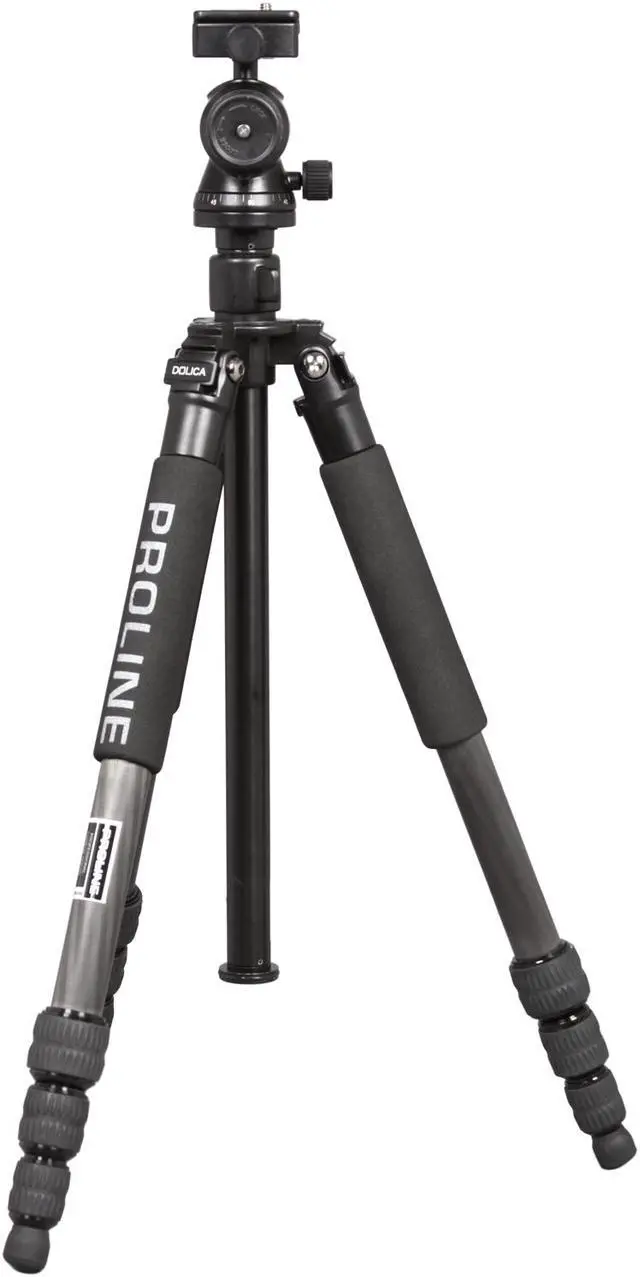 Alt view image 3 of 6 - Dolica ZX600B300 60" Carbon Fiber Tripod &  Ballhead Combo
