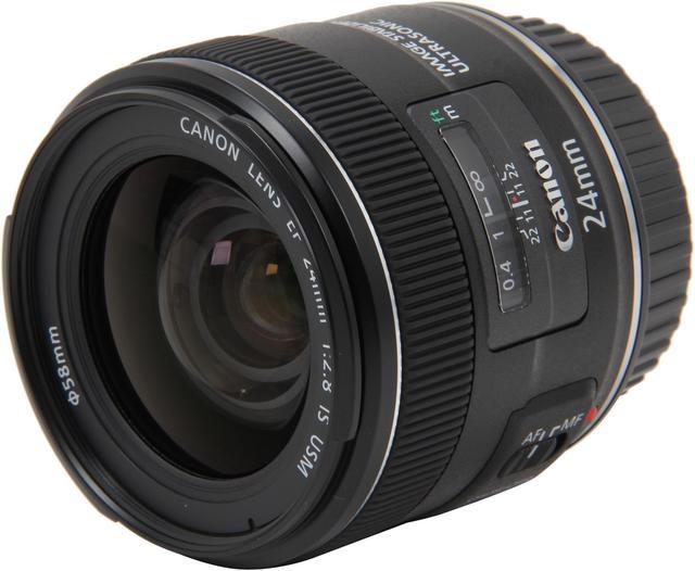 Canon 5345B002 SLR Lenses EF 24mm f/2.8 IS USM Wide-Angle Lens