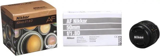 Alt view image 6 of 6 - Nikon 2137 SLR Lenses AF NIKKOR 50mm f/1.8D Lens Black
