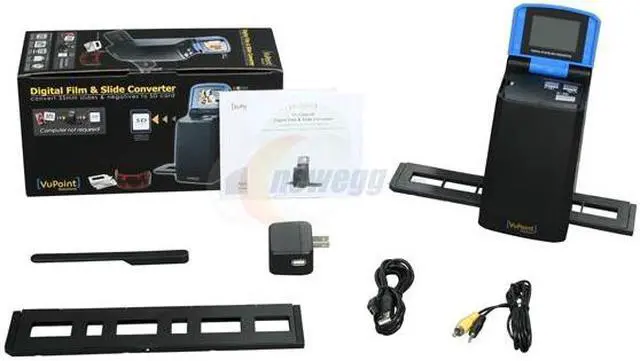 Alt view image 9 of 9 - VuPoint FC-C520-VP-BX2 Solutions Digital Film and Slide Converter