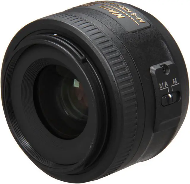 Main image of Nikon 2183 SLR Lenses 35mm f/1.8 AF-S DX G 52mm Lens Black