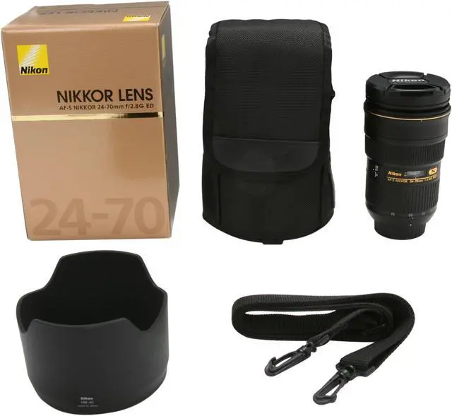 Alt view image 6 of 6 - Nikon 2164 SLR Lenses AF-S Nikkor 24-70 f/2.8G ED Wide Angle Zoom Lens Black