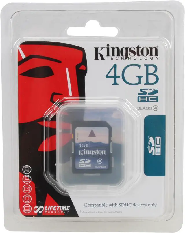 Alt view image 12 of 12 - DOLICA 4GBWB3590 2-in-1 Kingston 4GB SDHC Card & Case Bundle Kit