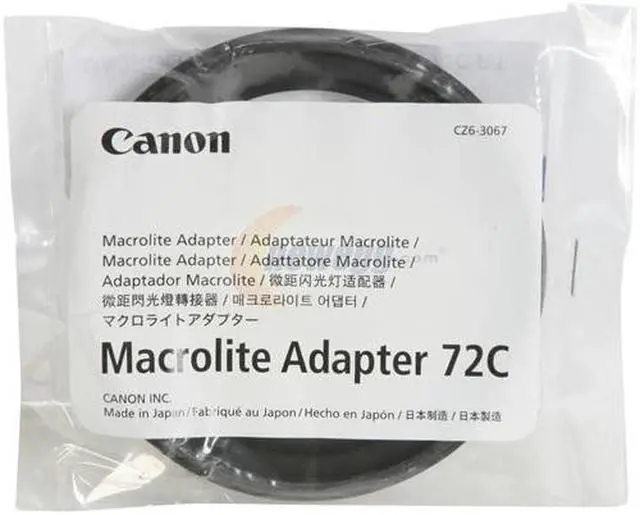Alt view image 3 of 3 - Canon 72C Macrolite Adapter