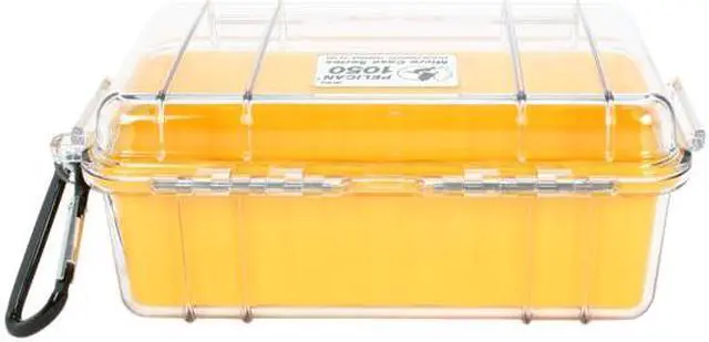 Alt view image 4 of 6 - PELICAN 1050-027-100 Yellow Micro Case with Yellow Liner