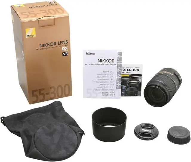 Alt view image 7 of 7 - Nikon 2197 SLR Lenses AF-S DX NIKKOR 55-300mm f/4.5-5.6G ED VR Lens Black