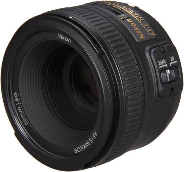 Nikon 2199 SLR Lenses AF-S NIKKOR 50mm f/1.8G Lens Black Camera