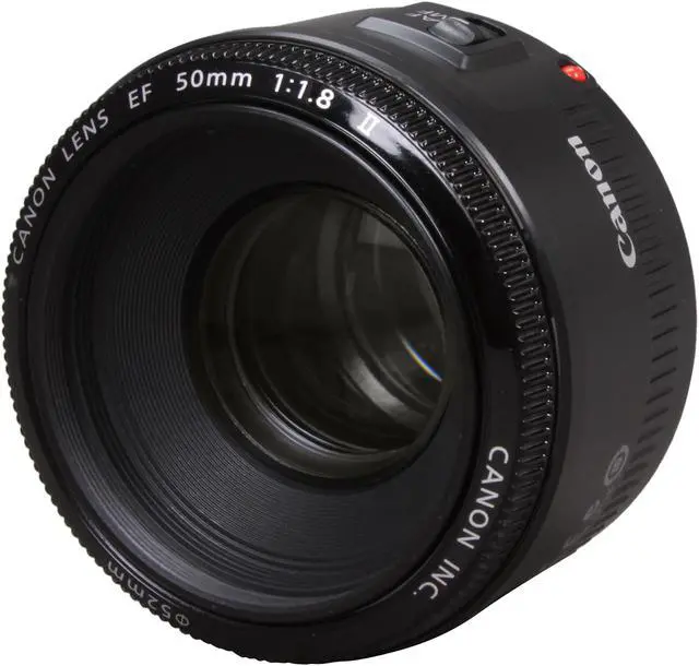 Main image of Canon 2514A002 SLR Lenses EF 50mm f/1.8 II Standard & Medium Telephoto Lens Black