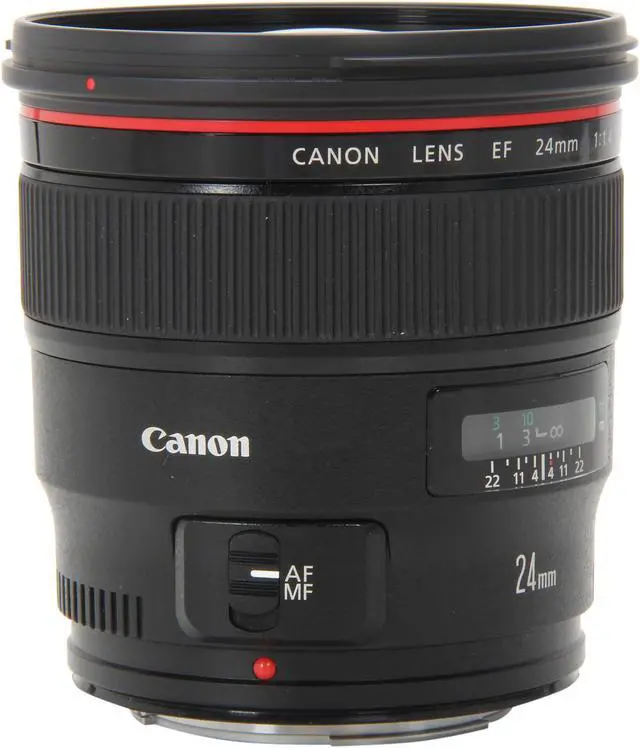 Alt view image 5 of 6 - Canon 2750B002 SLR Lenses EF 24mm f/1.4L II USM Wide Angle Lens Black