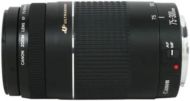 Alt view image 3 of 7 - Canon EF 75-300mm f/4-5.6 III USM SLR Lenses Telephoto Zoom Lens Black