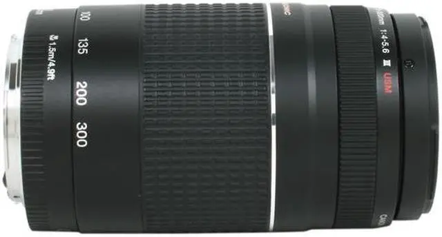 Alt view image 5 of 7 - Canon EF 75-300mm f/4-5.6 III USM SLR Lenses Telephoto Zoom Lens Black