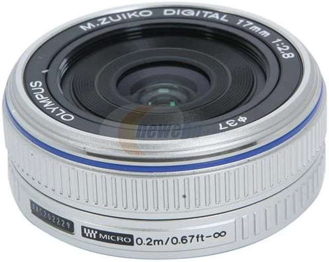 Olympus M.Zuiko Digital 17mm f/2.8 Wide Angle Black Lens in Box for