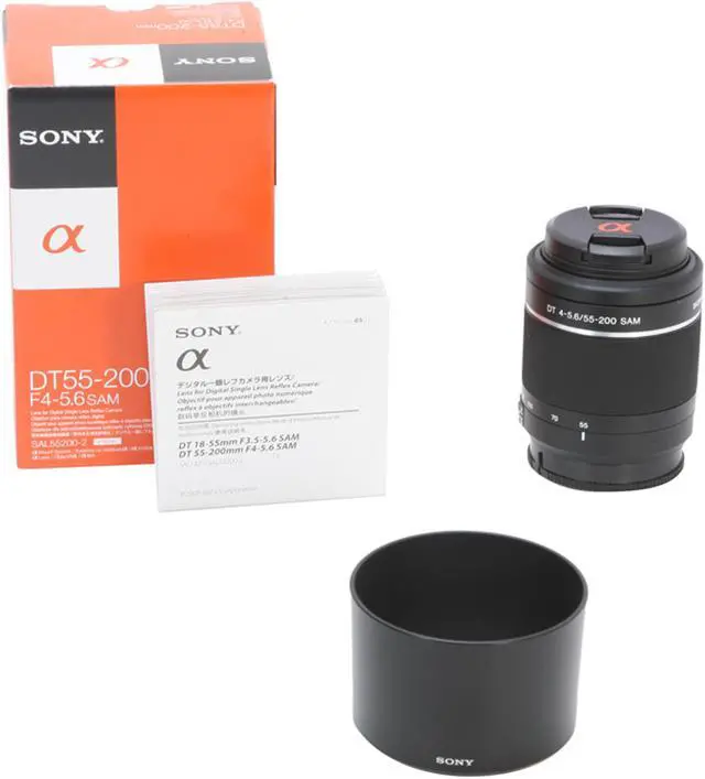 Alt view image 10 of 10 - Sony 55-200mm f/4.0-5.6 DT Alpha A-Mount Telephoto Zoom Lens