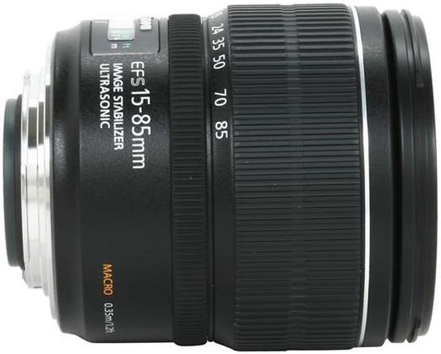 Canon 3560B002 3560B002 EF-S 15-85mm f/3.5-5.6 IS USM Standard Zoom Lens  Black - International Version