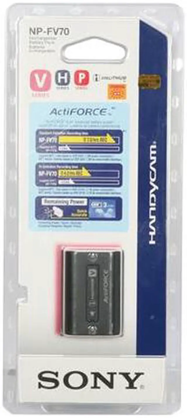 Alt view image 6 of 6 - SONY NP-FV70 2060 mAh Lithium-Ion Rechargeable Camcorder Battery Pack