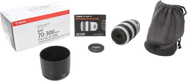 Alt view image 8 of 7 - Canon 4426B002 SLR Lenses EF 70-300mm f/4-5.6L IS USM Lens White