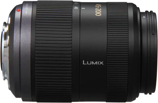 Alt view image 3 of 6 - Panasonic H-FS045200 Lumix G Vario 45-200 F/4.0-5.6 Mega O.I.S. Micro 4/3 Telephoto Zoom Lens