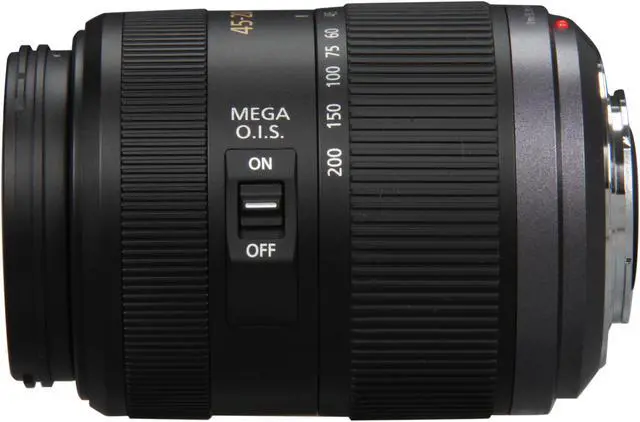 Alt view image 5 of 6 - Panasonic H-FS045200 Lumix G Vario 45-200 F/4.0-5.6 Mega O.I.S. Micro 4/3 Telephoto Zoom Lens