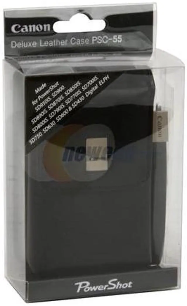 Alt view image 8 of 8 - Canon PSC-55 Black Soft Leather Compact Case For Almost Canon Digital ELPH Cameras