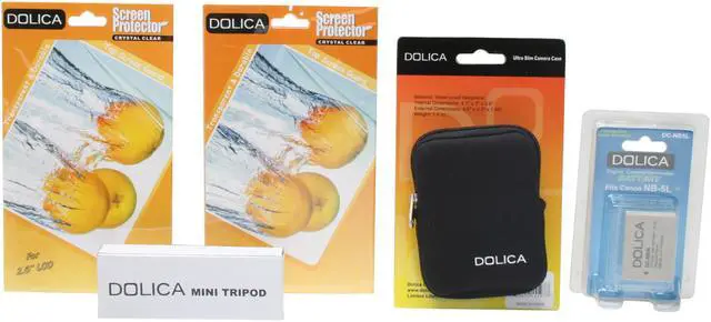 Main image of DOLICA DC-NB5LKIT1 Canon 4-in-1 Nb5L Kit