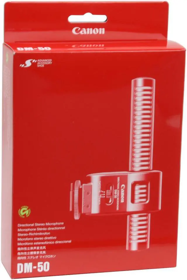 Alt view image 10 of 10 - Canon DM-50 Directional Stereo Microphone