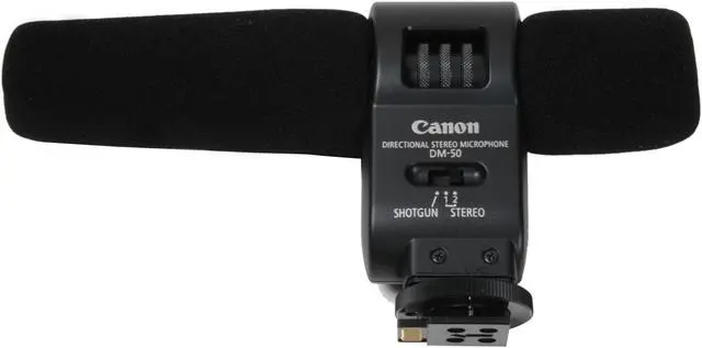 Alt view image 7 of 10 - Canon DM-50 Directional Stereo Microphone