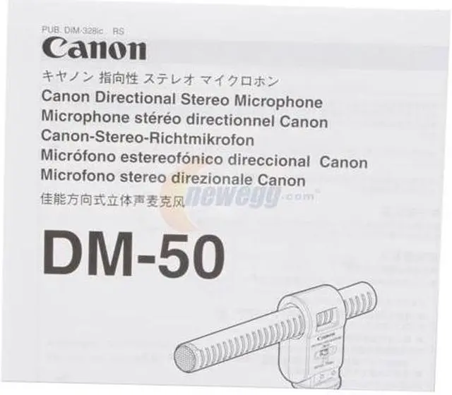 Alt view image 9 of 10 - Canon DM-50 Directional Stereo Microphone
