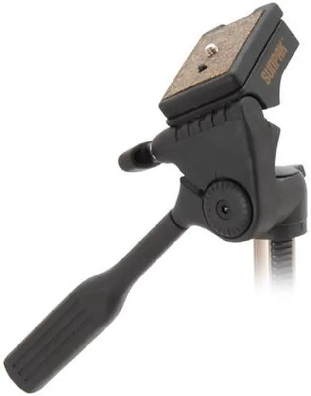 Alt view image 3 of 3 - SUNPAK 6601UT 620-060 Tripod with 3-Way Panhead, Bubble Level and Quick-Release