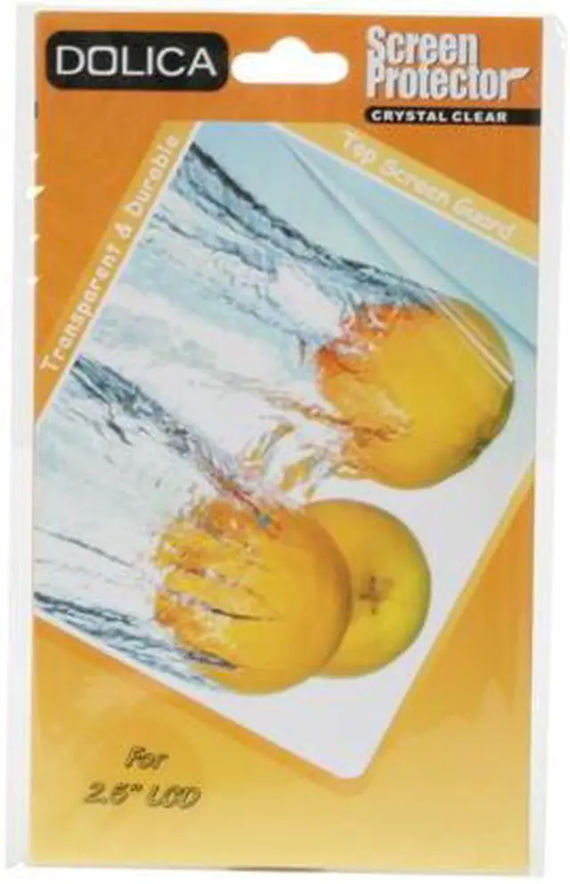 Main image of DOLICA LCDPRO25 LCD Screen Protector for 2.5" Screen w/ LCD cleaning cloth