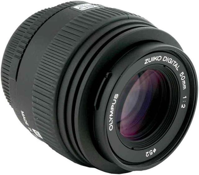 OLYMPUS 50mm F/2.0 MACRO Macro ED Zuiko Digital Lens Black