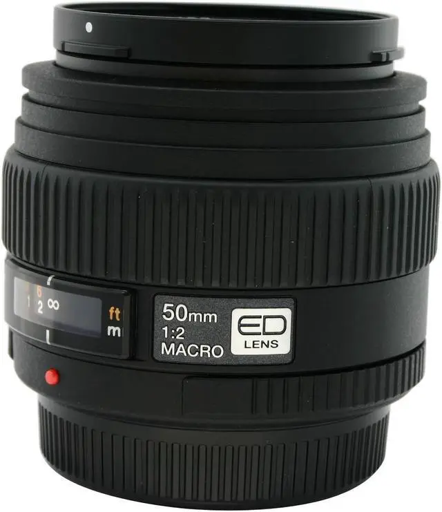 Alt view image 3 of 6 - OLYMPUS 50mm F/2.0 MACRO Macro ED Zuiko Digital Lens Black