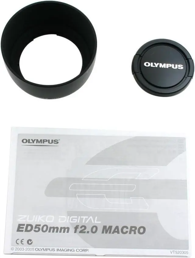 Alt view image 4 of 6 - OLYMPUS 50mm F/2.0 MACRO Macro ED Zuiko Digital Lens Black