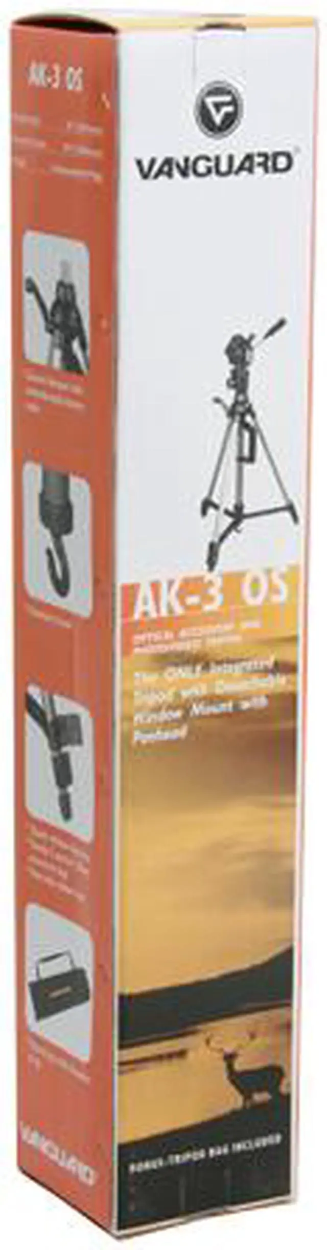 Alt view image 10 of 10 - VANGUARD AK-3-OS Photo/Video Tripod