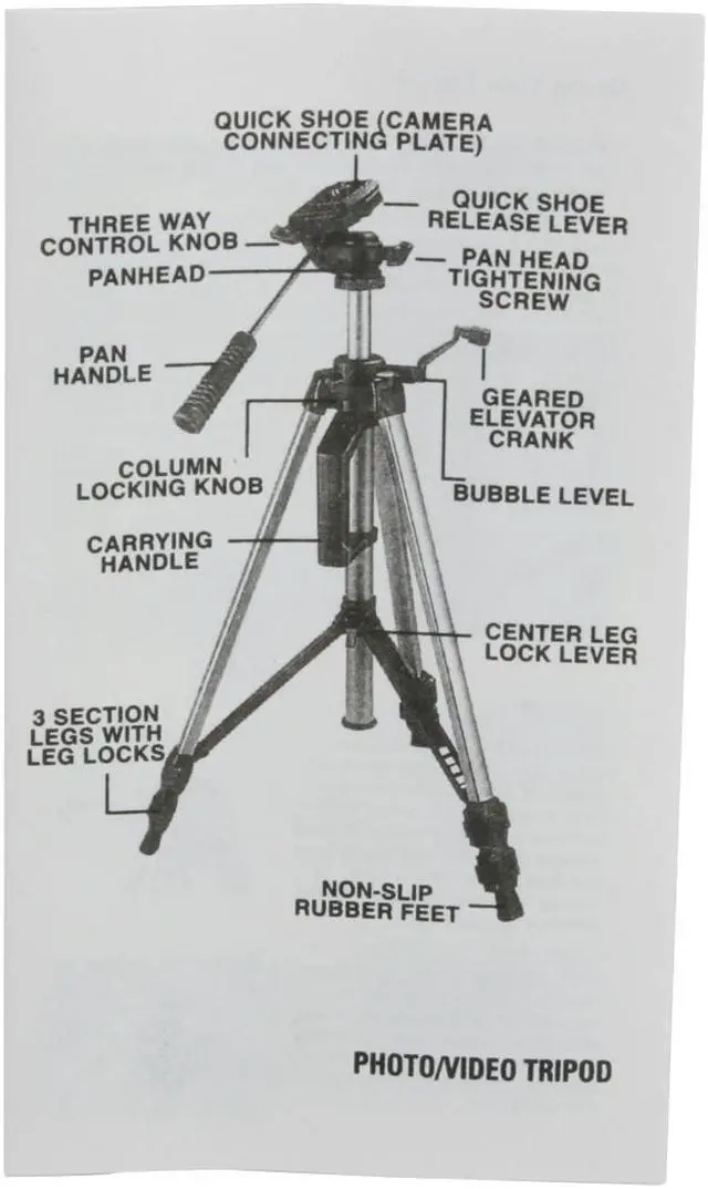 Alt view image 9 of 10 - VANGUARD AK-3-OS Photo/Video Tripod