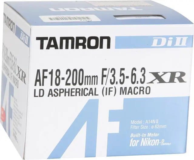 Alt view image 8 of 8 - TAMRON AF 18-200mm F/3.5-6.3 XR Di-II LD Aspherical (IF) Macro Zoom Lens with Built in Motor for Nikon Digital SLR