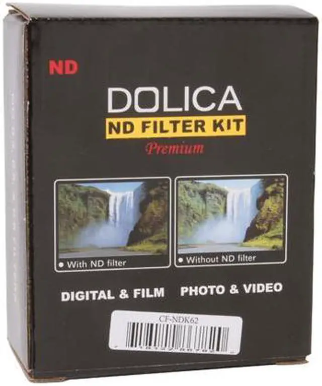 Alt view image 5 of 5 - DOLICA CF-NDK62 62mm Neutral Density Filter 2x,4x,8x Kit