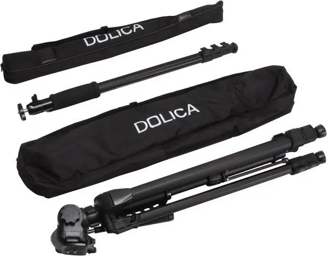 Alt view image 10 of 11 - Dolica STC-100 Lightweight Tripod and Ball-head Monopod Combo