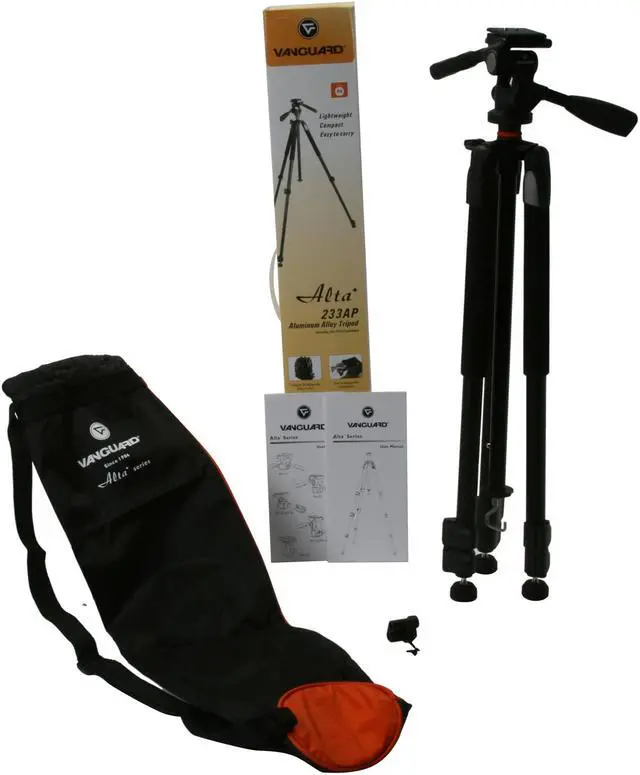 Alt view image 7 of 7 - VANGUARD Alta+ 233AP Aluminum Alloy Tripod with Panhead