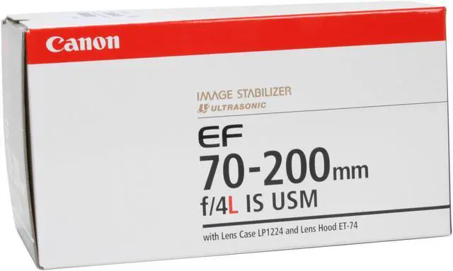 Alt view image 13 of 13 - Canon 1258B002 EF 70-200mm f/4L IS USM Telephoto Zoom Lens