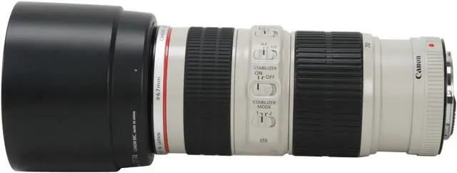 Alt view image 3 of 13 - Canon 1258B002 EF 70-200mm f/4L IS USM Telephoto Zoom Lens